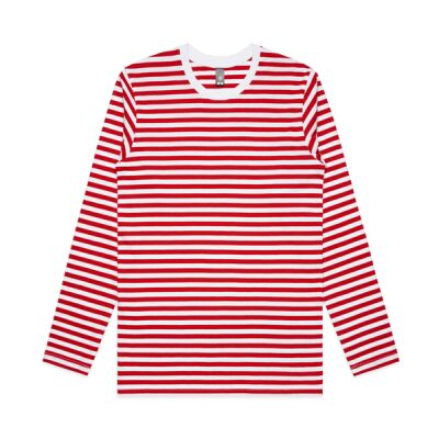 Mens Match Stripe L/S Tee Thumbnail