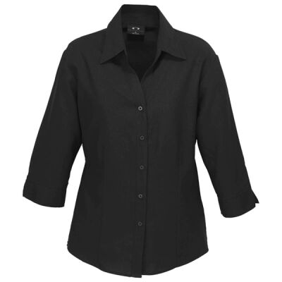 Ladies Plain Oasis 3/4 Sleeve Shirt Thumbnail
