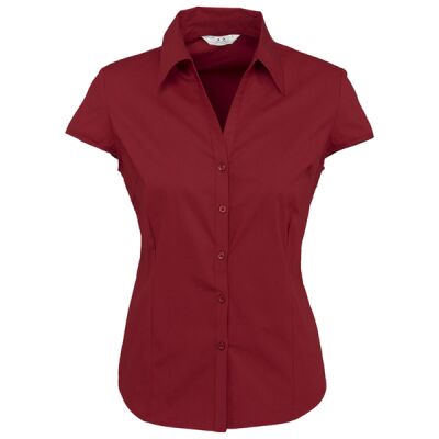 Ladies Metro Cap Sleeve Shirt Thumbnail