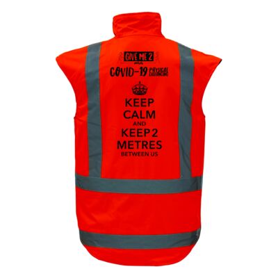 COVID-19 Winter Vest - Keep Calm  Thumbnail