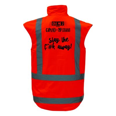 COVID-19 Winter Vest - Stay Away Thumbnail