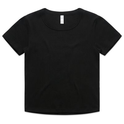 Wo's Organic Rib Baby Tee Thumbnail