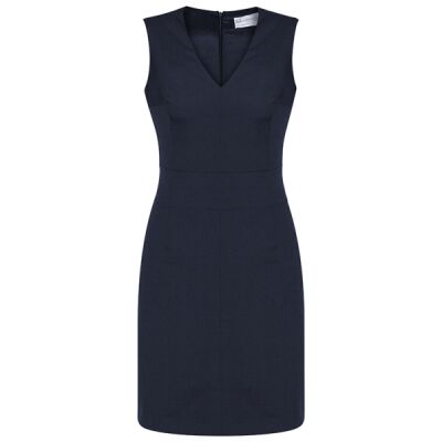  Womens Cool Stretch Sleeveless V-Neck Dress Thumbnail