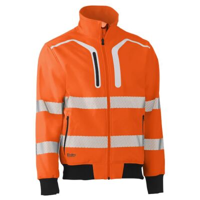 Taped Hi Vis Soft Shell Bomber Jacket Thumbnail