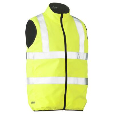 Taped Hi Vis Reversible Puffer Vest Thumbnail