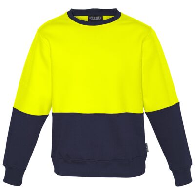 Unisex Hi Vis Crew Sweatshirt Thumbnail