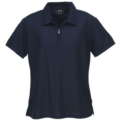 Ladies Micro Waffle Polo Thumbnail