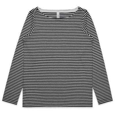 Womens Bowery Stripe L/S Tee Thumbnail